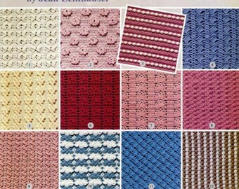 PDF Vintage 101 Stitches für Afghans - Häkelbuch - 1996, Instant Download