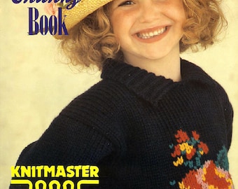 PDF Vintage The Kiddies Chunky Strickmaschine Buch, für alle 9 mm Chunkymaschinen sofort Download