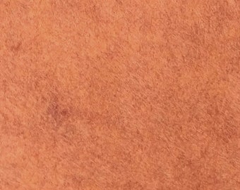 Wool Felt - Trippin' Terracotta - Sold By the Half Yard (BTHY)