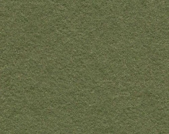 Wool Felt - Olive Green - Sold by the Half Yard (BTHY)