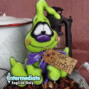 E-Pattern - Got Slime? Ghost Pattern #144 - Primitive Doll E-Pattern - Halloween - Ghost - Slimer - English Only