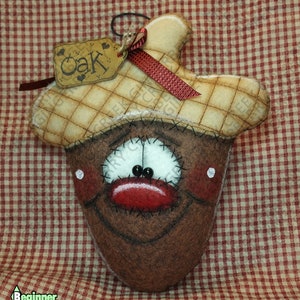 E-Pattern - What Acorny Friend Pattern #273 - Primitive Doll E-Pattern - Autumn/Fall - Thanksgiving - Acorn - Nut - Oak - English Only