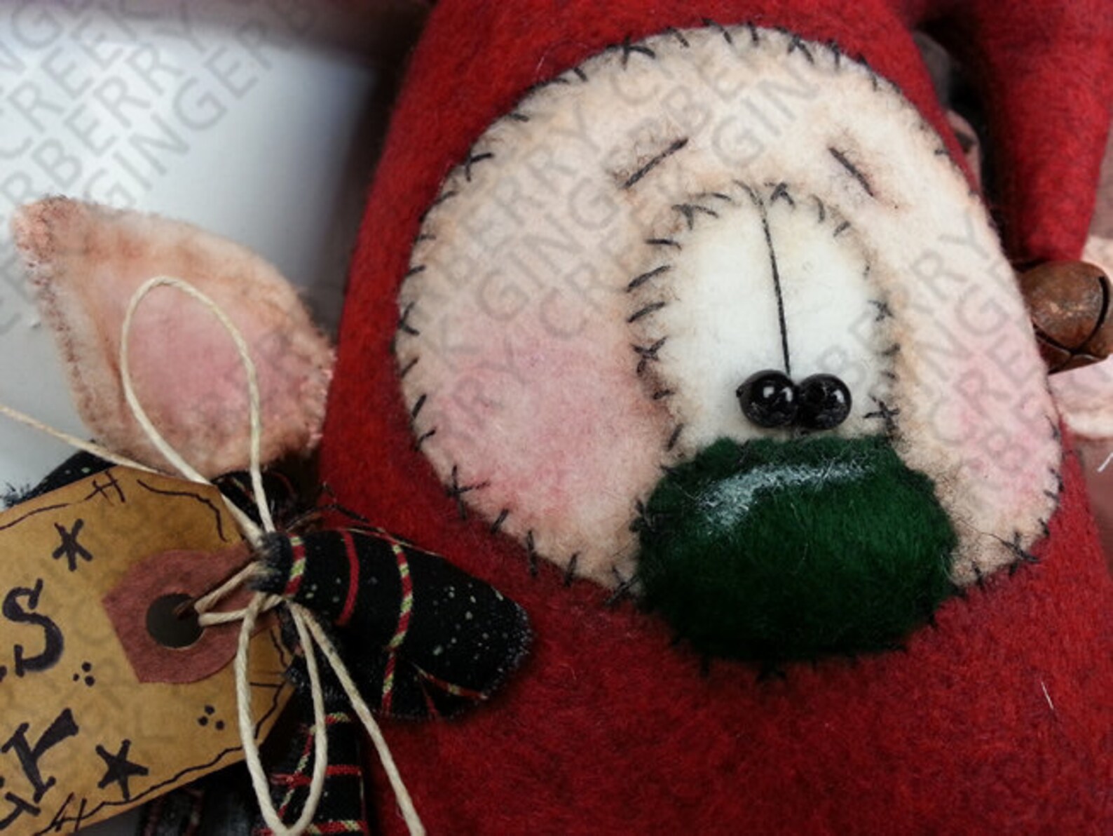 E-pattern - Elvin Santas Helper Pattern #129 - Primitive Doll E-pattern ...