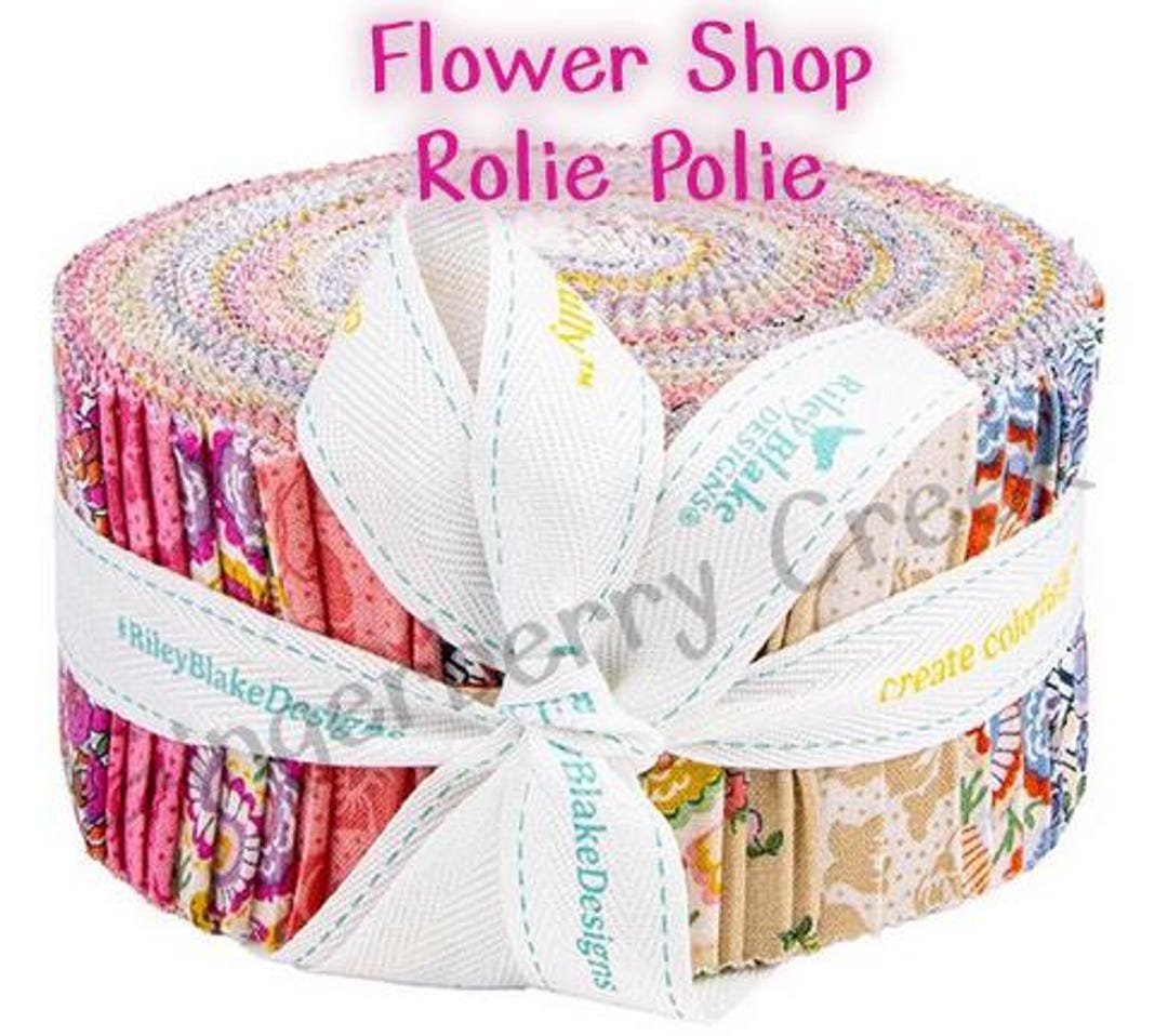 Riley Blake Rolie Polie - Flower Shop by Liberty Fabrics - Precut Jelly ...