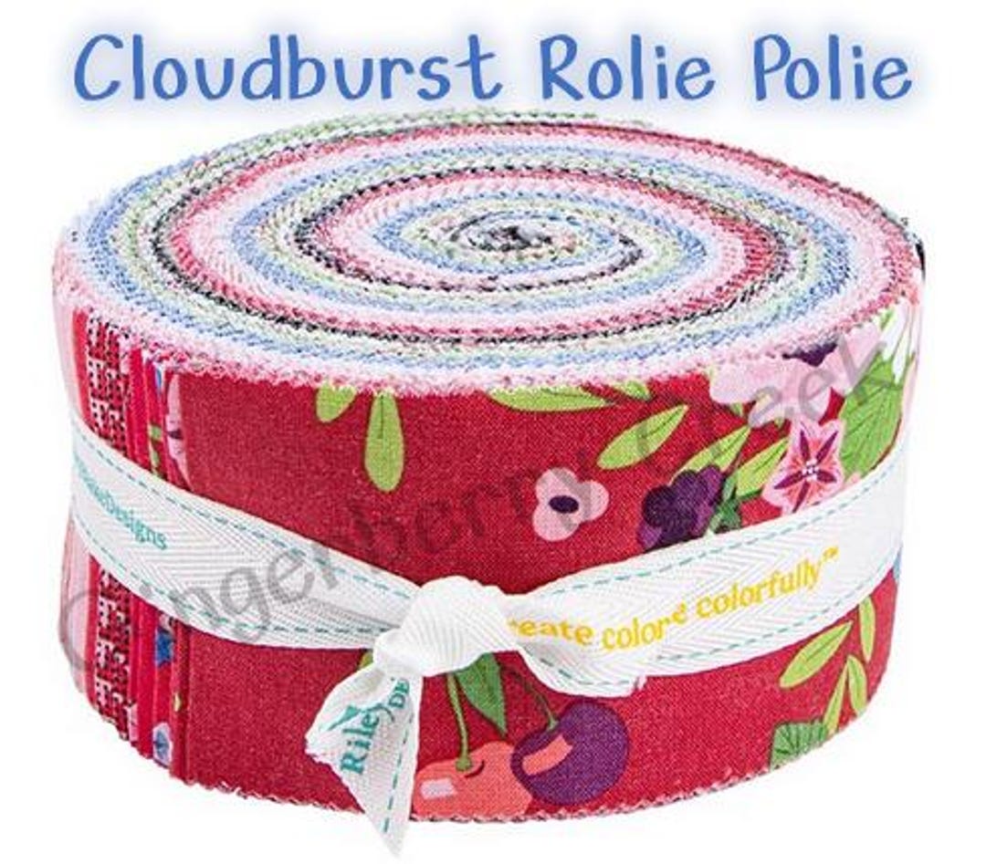 Riley By Rolo Riley Blake Rolie Polie - Cloudburst de Jill Finley - Rollo de gelatina ...