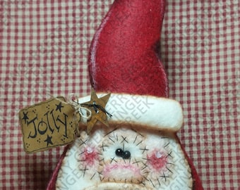 E-Pattern - Gnome for the Holidays Pattern #292 - Primitive Doll E-Pattern - Christmas - Santa - St. Nicholas - Gnome - English Only