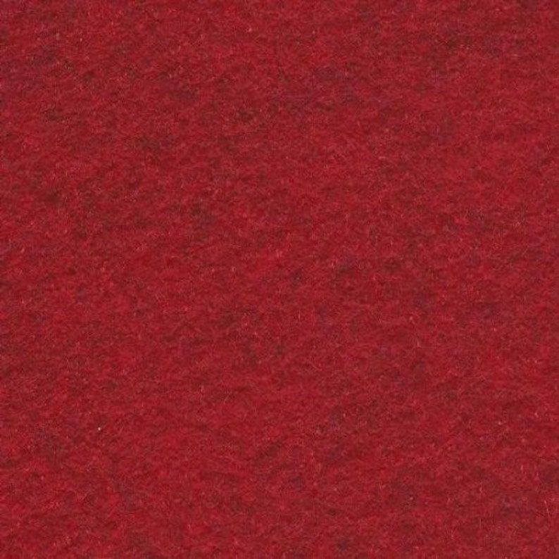 Fieltro de lana granero rojo vendido por el medio patio | Etsy