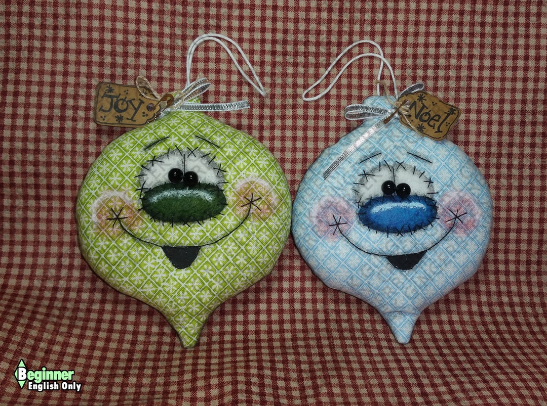 Bauble Buddies Ornaments Pattern 235 Primitive Doll Pattern Christmas