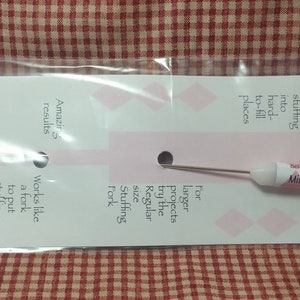 Mini Stuffing Fork - Great for Primitive Dolls, Fiber Art, Bears and Soft Sculpture