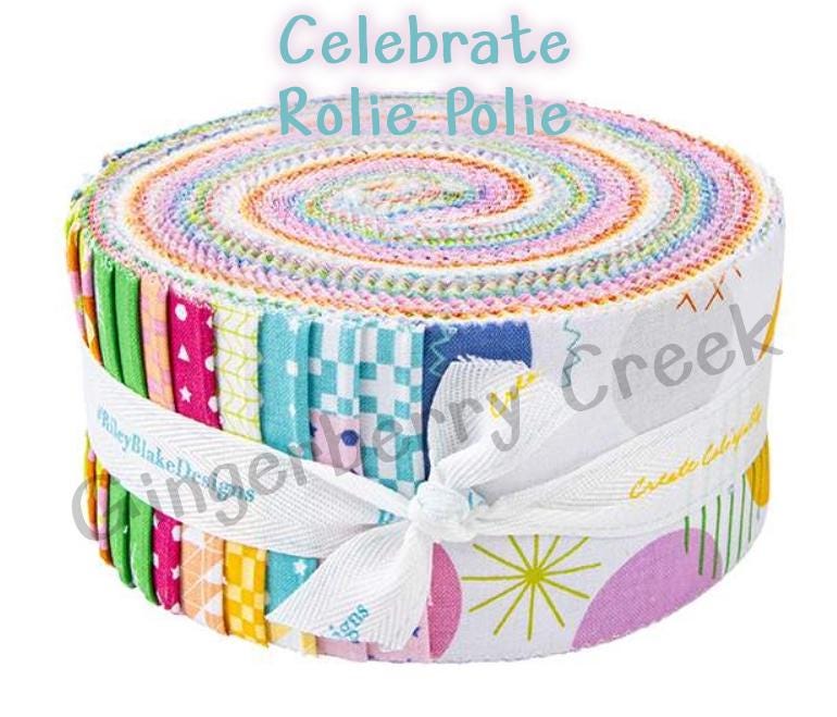 Riley Blake Rolie Polie - Celebrate - Precut Jelly Roll - Etsy
