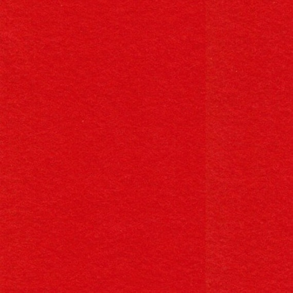 Wool Felt Rockin Red Sold by the Half Yard BTHY | Etsy