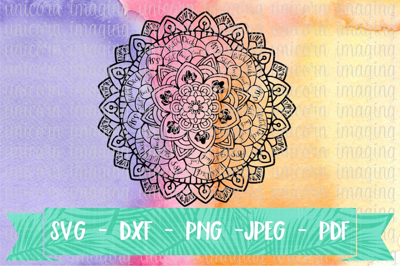 Download Swear Mandala SVG Adult humor cuss word mandala DXF funny ...