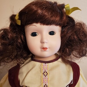 Vintage, Russ Yesterday&#39;s Children Porcelain Doll, Stephanie