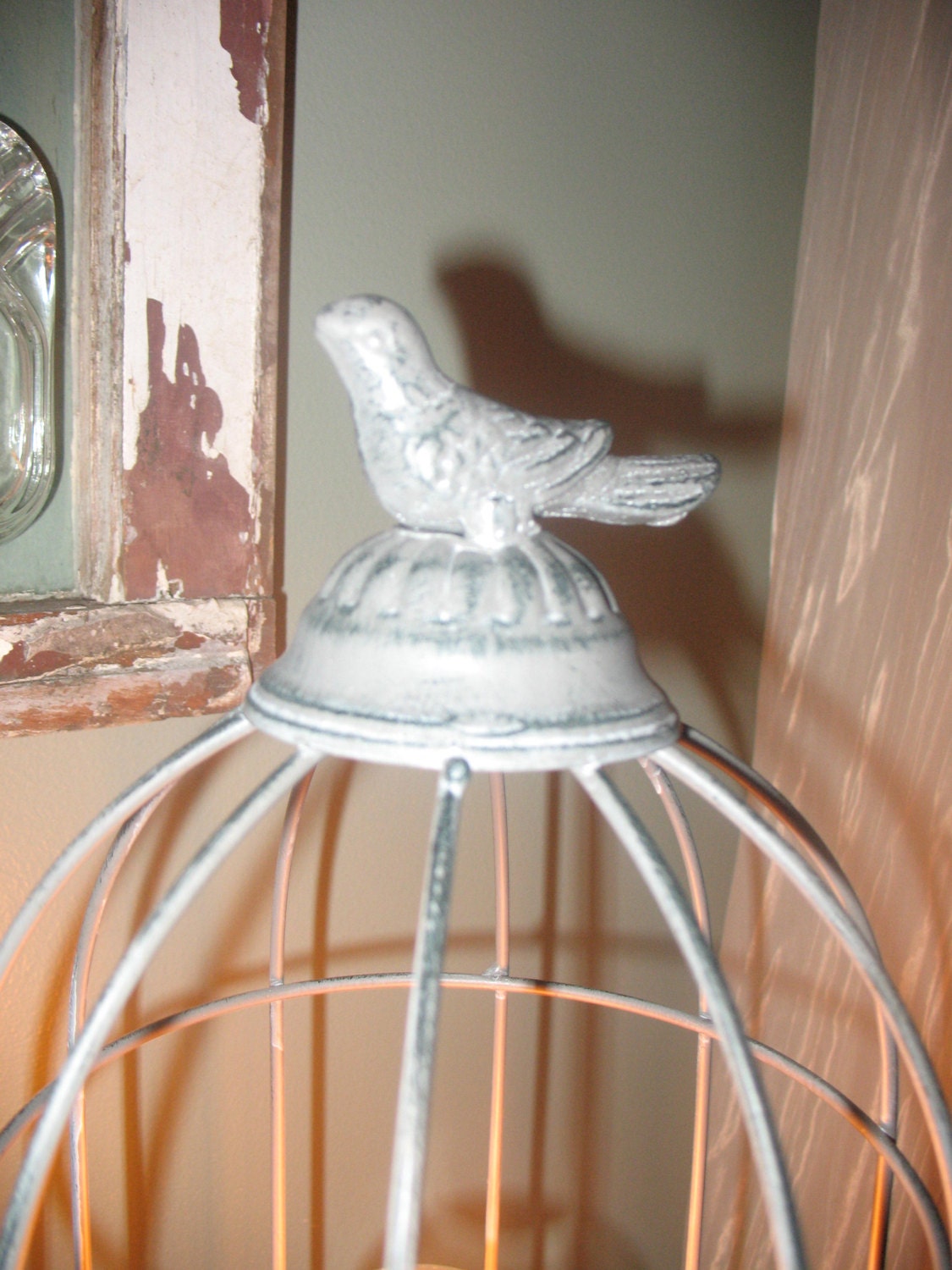 Sale Birdcage Lamp With Edison Light Bulb. Etsy