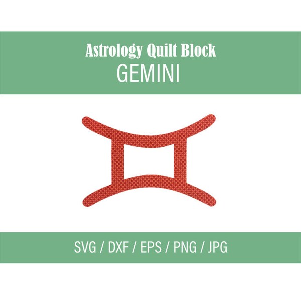 Gemini Quilt Pattern Etsy
