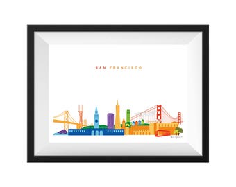 San Francisco California Print 8x10 – DIGITAL High Res Download