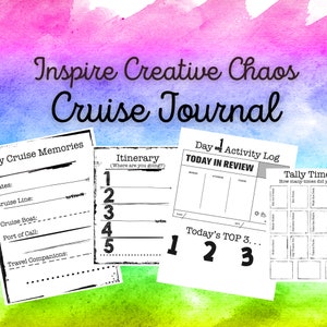 DIGITAL Cruise Vacation Journal