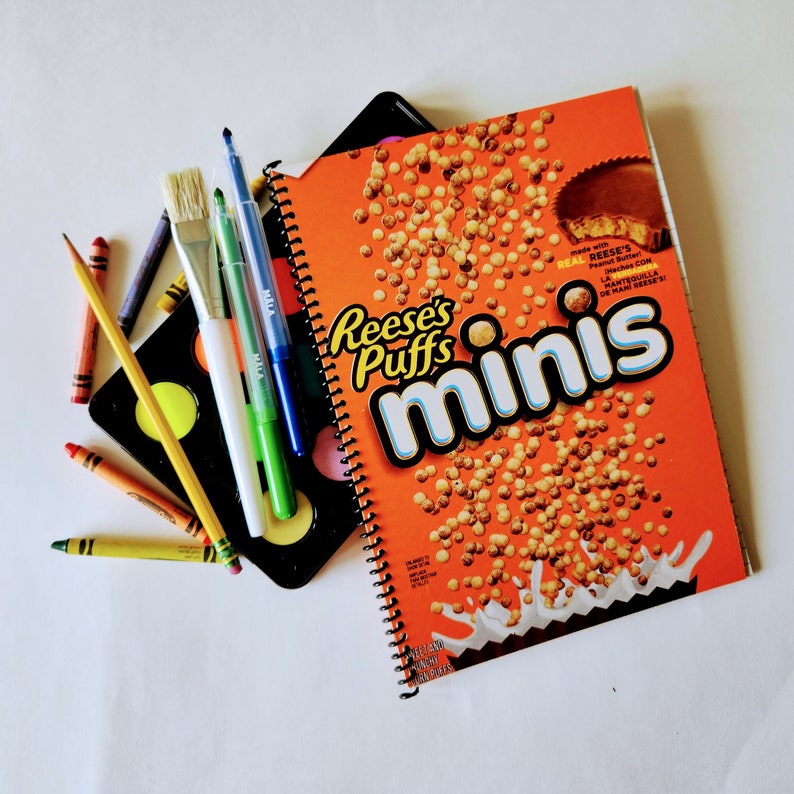 Cereal Box Journal Etsy