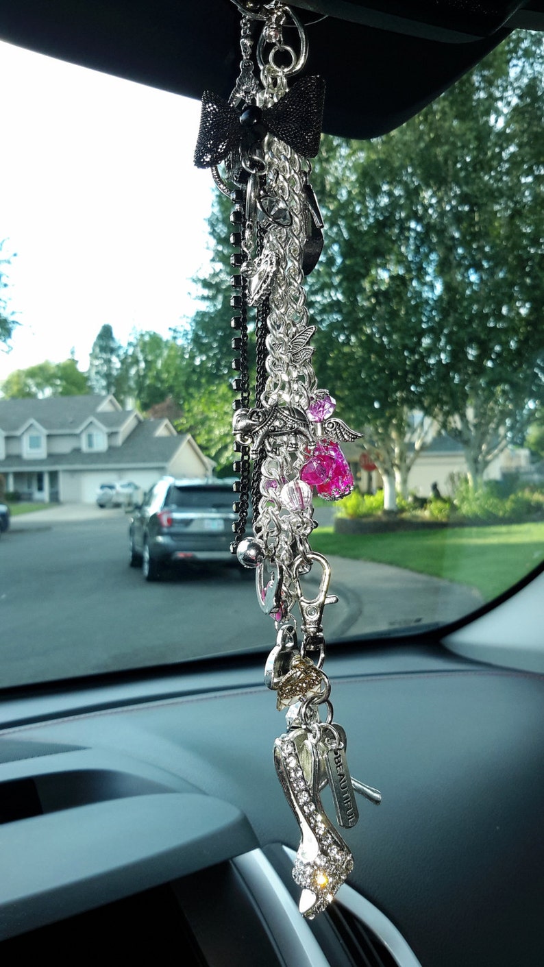 BLING SHOE rear view mirror dangle for your car Express Etsy