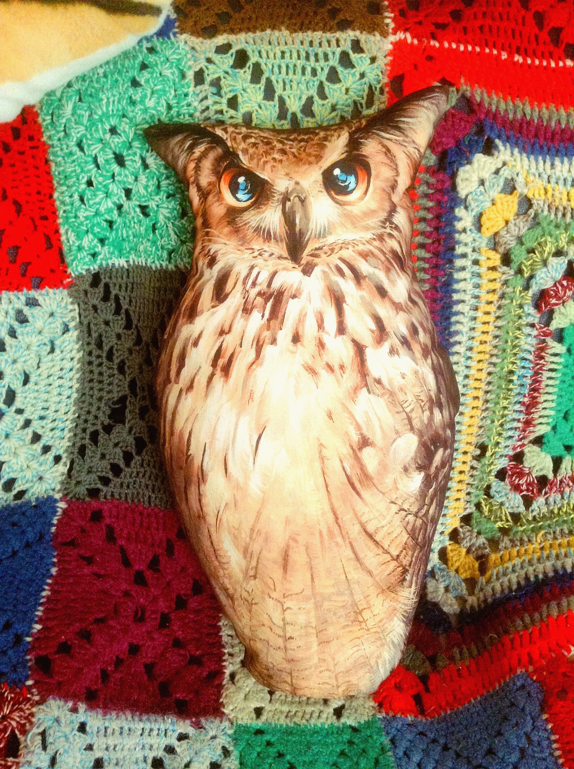 choueet Hibou coussin peluche Cadeau de Naissance