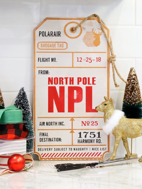 Download Free Svg Christmas Baggage Tag Sign For Cricut Explore Silhouette Etsy SVG DXF Cut File