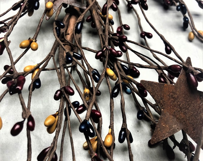 CWI Gifts Colonial Mix Pip Berry Garland – 4 Fuß (122 Cm), Mehrfarbig