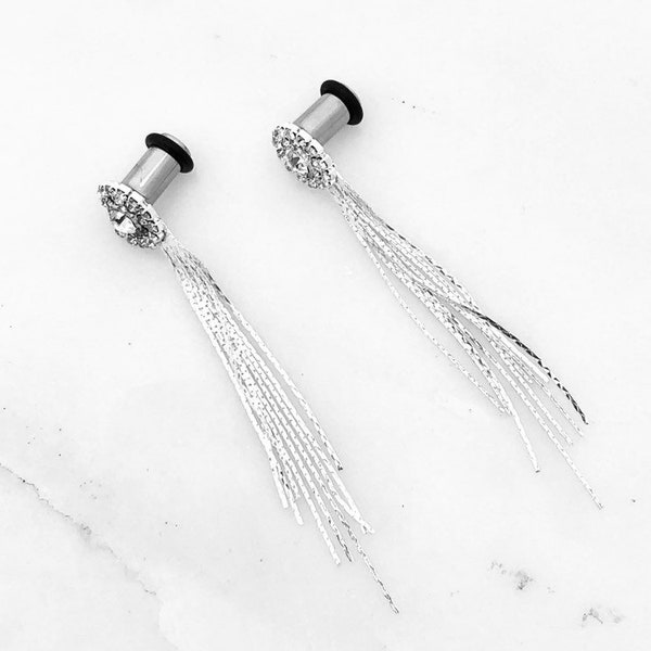 Formal Dangle Plugs Gauges 8g, 6g,4g 2g 0g, 00g, 8mm, 10mm, 12.5mm,