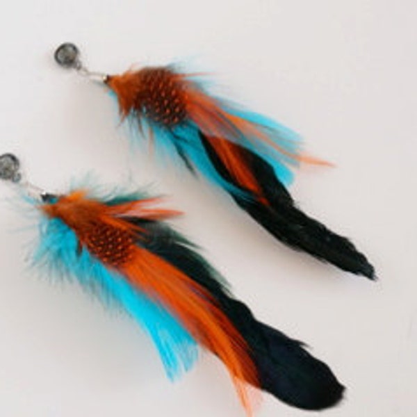 SALE Feather Dangle Gauges Plugs 6g 4g 2g 0g 00g 2mm 3mm 4mm 6mm 8mm 10mm