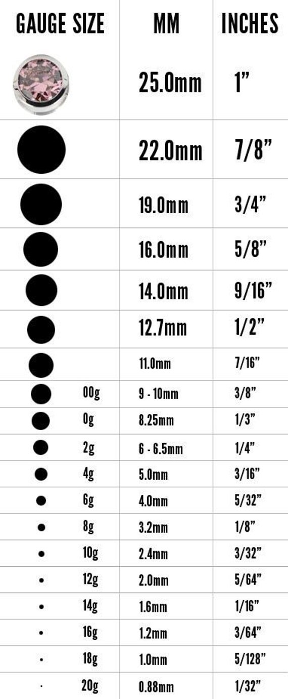 Size 8 gauge plugs discount