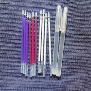 Heat Erasable Marking Pens - Fabric Markers For Sashiko Embroidery- Disappearing Ink Marking Pen