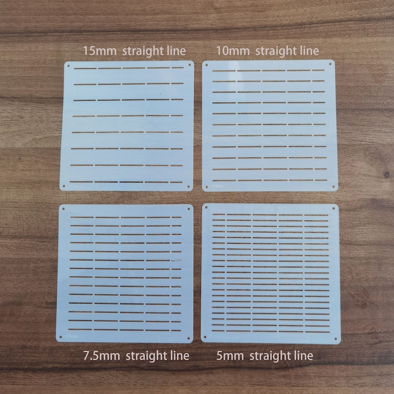 Sashiko Quilting Stencil – Embroidery Stitch Template (12x12cm) - Etsy