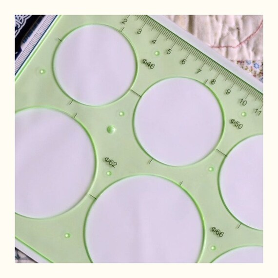 Quilling Ruler Template Tool Kit Circle Size Origami Paper Handcraft Creationssashiko Ruler