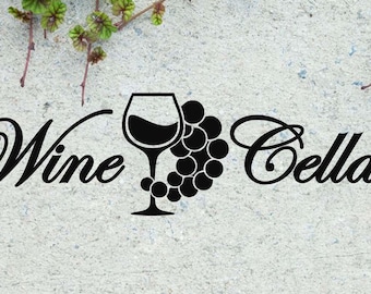 Wine Wall Decal | Etsy