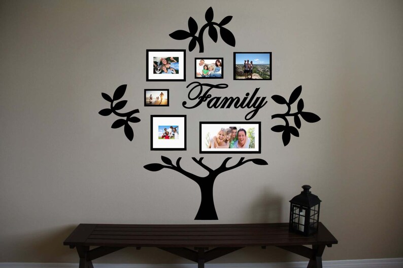 Family Tree Vinyl Wall Sticker Decal D image 2