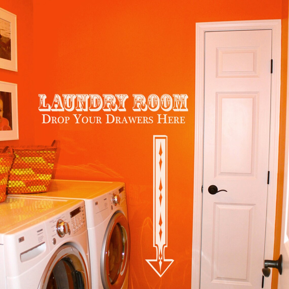 Drop Your Drawers Laundry Room Vinyl Wall Quote Sticker Decal Etsy