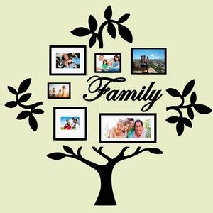 Family Tree Vinyl Wall Sticker Decal D image 1