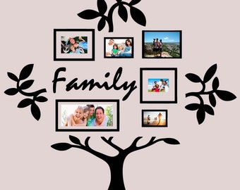 Family Tree Vinyl Wall Sticker Decal (B)