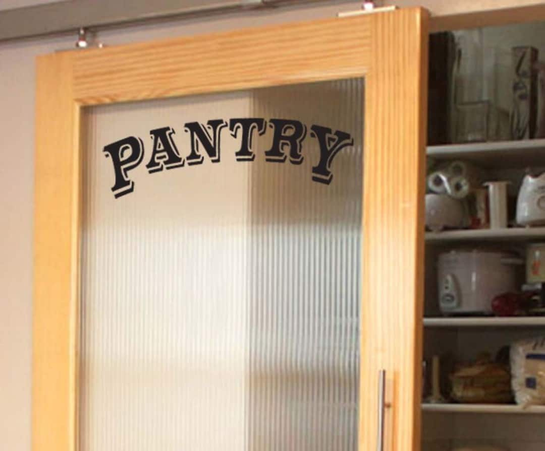 Pantry Kitchen Vinyl Wall Quote Sticker Decal Etsy