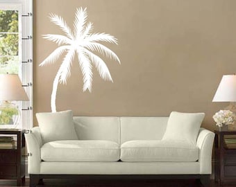 Tall Palm Tree Vinyl  Wall Sticker Vinyl Decal (b)