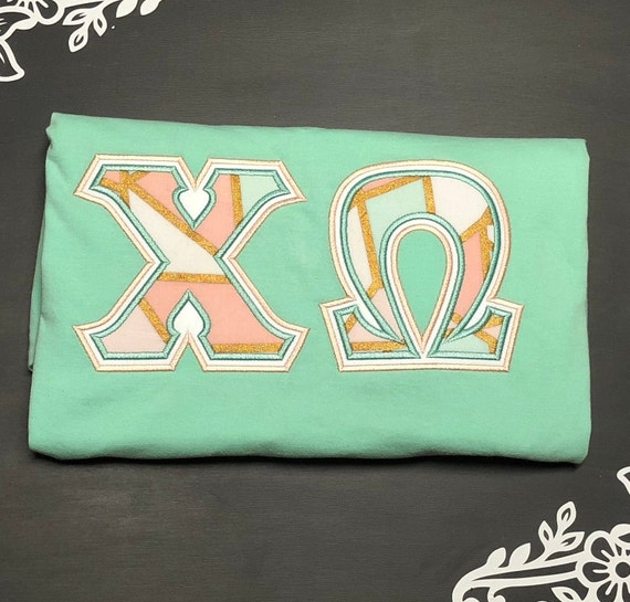 sigma kappa stitched letters