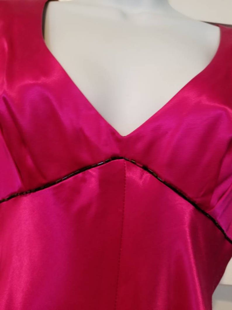 A.B.S by Allen Schwartz Vintage Satin Dress