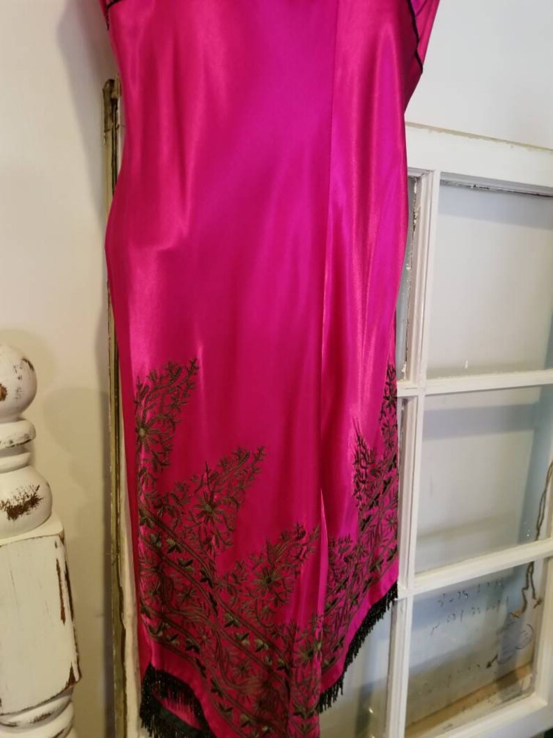 A.B.S by Allen Schwartz Vintage Satin Dress