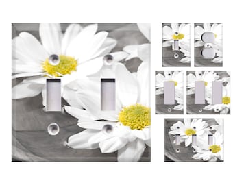 Daisy Switch Plate Etsy