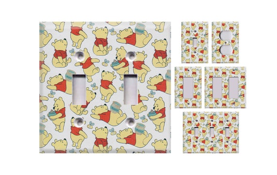 WINNIE POOH TIGGER EEYORE PIGLET SINGLE GFI LIGHT SWITCH WALL PLATE COVER DECOR
