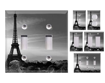 3dRose lsp_123452_6 Vintage Paris Theme Collage with Eiffel Tower Light Switch Cover 3dRose lsp_123452_6 Vintage Paris Theme Collage with Eiffel Tower Light Switch Cover