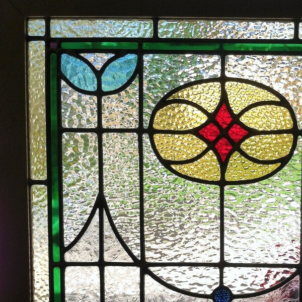 Leaded Glass Panel Etsy