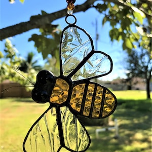 Stained glass bee