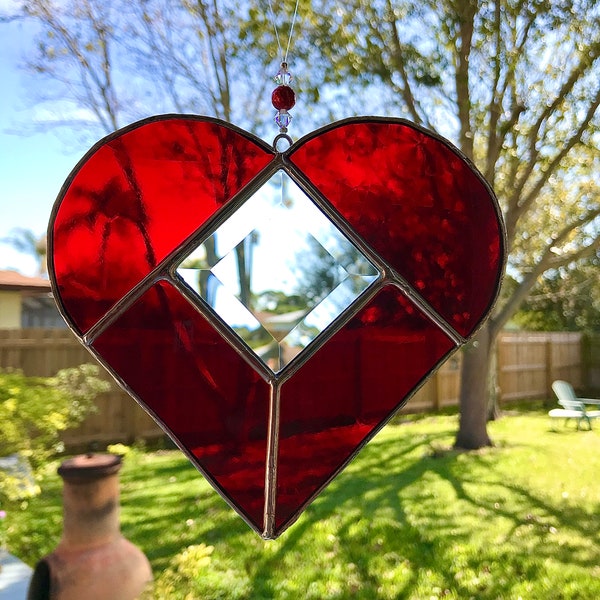 Heart Suncatcher Etsy
