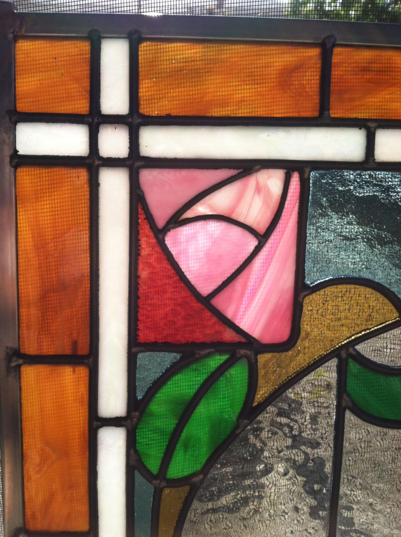 Stained Glass Window Leaded Etsy