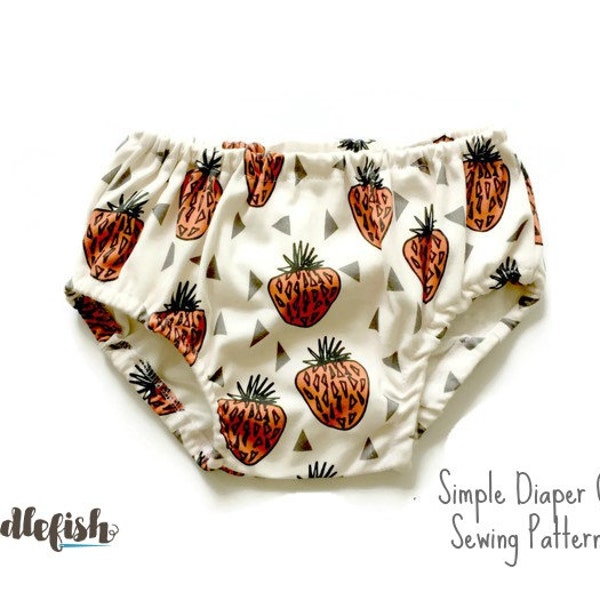 DIAPER COVER SEWING Pattern - Diaper Cover Sewing Pattern - Knit Diaper Cover - Easy Sewing Pattern - Sizes 0-24 months